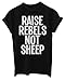 Raise Rebels Not Sheep Funny Mens T-Shirt [Apparel]