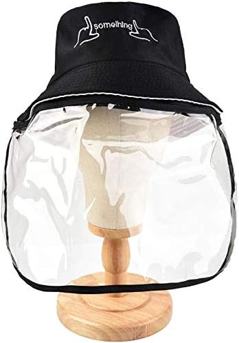 ZHXY Removable Anti-dust Hat Anti-Spit Protective Hat With Transparent Removable Mask Baseball Hat Isolated Saliva,Outdoor Protective Cap Anti-Fog UV Protective Isolating Mask Sun Hat