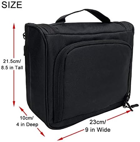 DAMIFAN makeup bag travel bags for women and men travel size toiletries toiletry bag Water-resistant Makeup Cosmetic Bag Travel Organizer for Accessories, Shampoo, Full Sized Container, Toiletries (Black) 5 DAMIFAN makeup bag travel bags for women and men travel size toiletries toiletry bag Water-resistant Makeup Cosmetic Bag Travel Organizer for Accessories, Shampoo, Full Sized Container, Toiletries (Black)