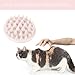 PETKIT Pet Massage Bath Brush, Cat Grooming Comb for Shampooing and Massaging Dogs, Cats, Small Animals with Short Hair - Soft Rubber Bristles Gently Removes Loose & Shed Fur