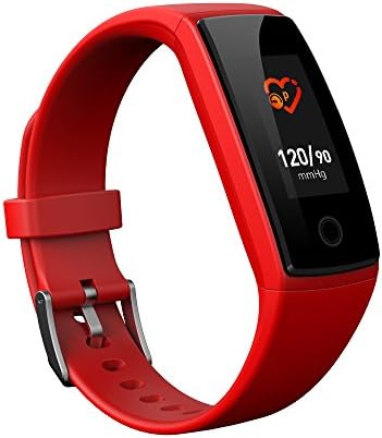 Fitness Tracker,Bluetooth 4.0 Waterproof Smart Bracelet with 0.96"Color Panel,Blood Pressure&amp;Heart Rate Monitor, Pedometer, Sport Activity Tracker for iPhone X/8/7/6,Ipad,Samsung Galaxy S8/S7 and More