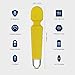 Yarosi Therapeutic Massager Strongest Cordless Handheld Therapeutic Vibrating Power - Best Rated for Travel Gift - Magic Stress Away - Perfect on Back, Legs, Hand Pains - Yellow
