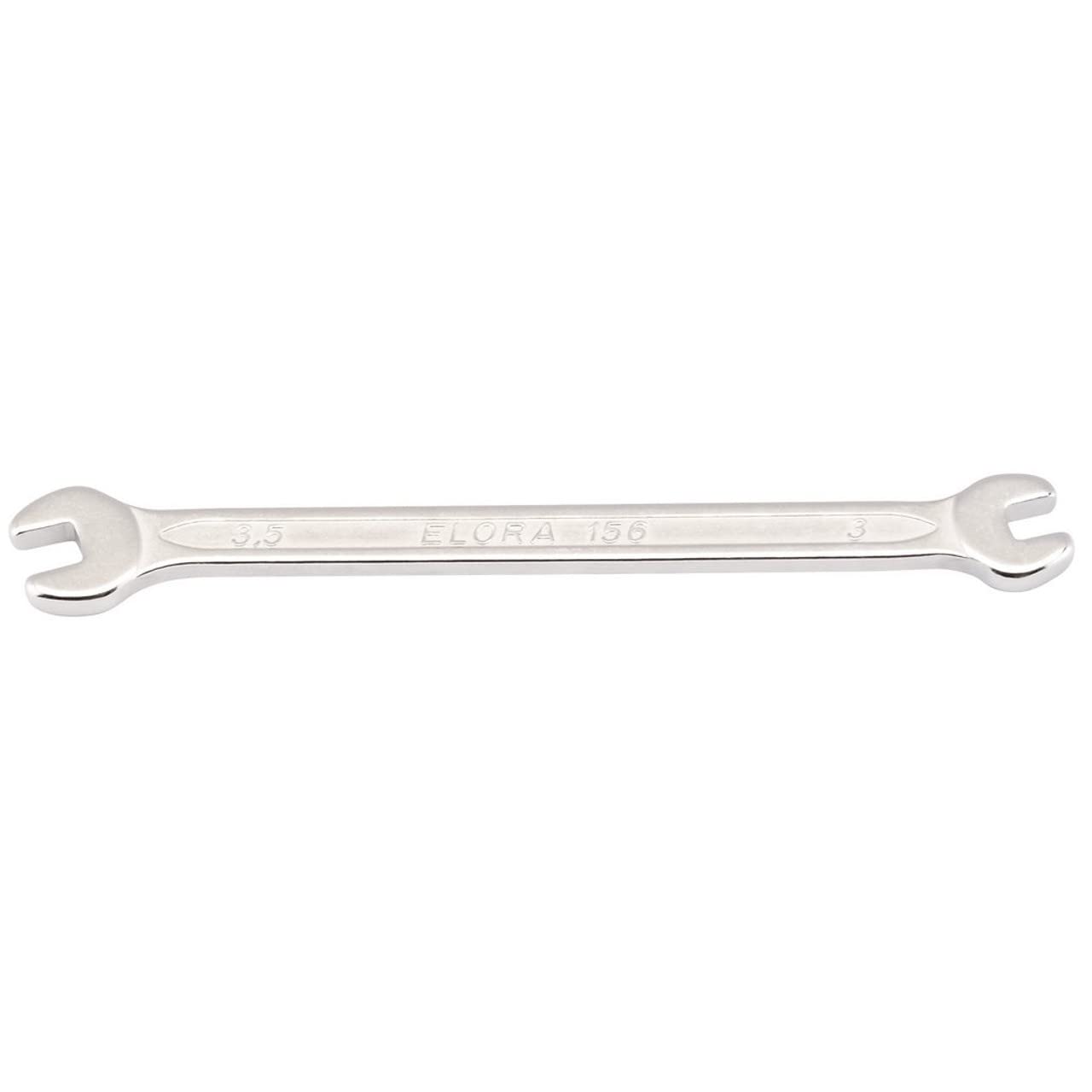 Draper 17024 Elora Midget Double Open Ended Spanner, 3mm x 3.5mm