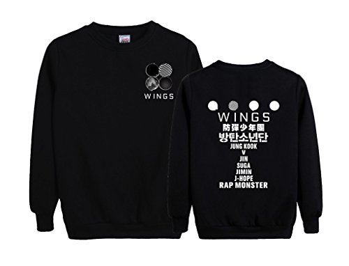 Bangtan Boys BTS New Album WINGS Sweater JUNG KOOK V JIN Pullover Shirt