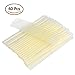 ATPWONZ Long Mini Glue Sticks 60Pcs 0.27 Inch D x 8 Inch L Transparent Melting Gun Sticks All Temperature for DIY Art Craft Repair
