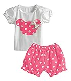 Avidqueen Cute Toddler Baby Girls Clothes Set T-Shirt + Short Pants Kids 2pcs Summer Outfits