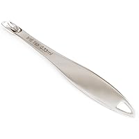 1/16 Teaspoon(0.33 mL | 0.33 cc | Pinch) Single Measuring Spoon, Stainless Steel Rectangular Individual Measuring Spoons, Lon