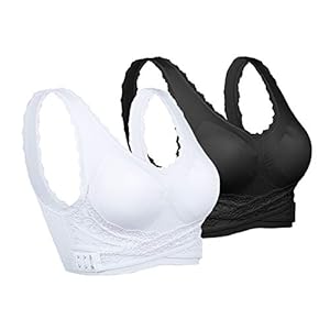 Vertvie Dames ondergoed Strech Duenn Push up Yoga Sports BH Bra Top Set voor fitnesstraining bekleding 2-/3-pack