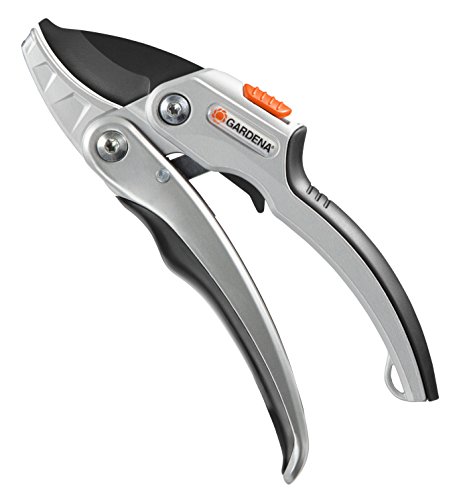 Gardena 8798-20 Comfort Ratchet Secateurs SmartCut, Multi-Colour, Maximum Cutting Edge Diameter 25 mm