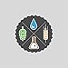 Beer Ingredients Water Hops Malt Yeast Vinyl Sticker 5 Inch, Indoor/Outdoor