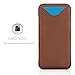 iPhone 7 Case, Snugg Apple iPhone 7 Brown Leather Pouch Case [Card Slot] Apple iPhone 7 Pouch Case Cover Executive Design
