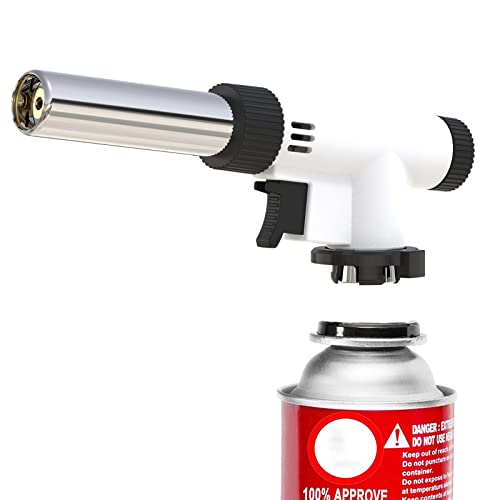 Butane Kitchen Blow Torch Head Refillable Lighter Cooking Creme Brulee