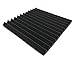 Acoustic Panels - Foam Studio Soundproofing Padding Tiles in Black (Set of 10) - 1