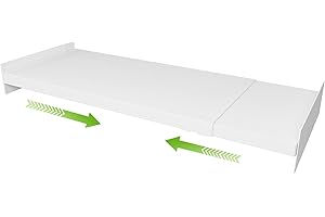 SOFRON Expandable Closet Shelf Organizer, Adjustable Shelves Organizer, Storage Shelving Rack DIY Divider RV Separator for Cabinet Pantry Wardrobe Cupboard Kitchen, 1 Pack, Large