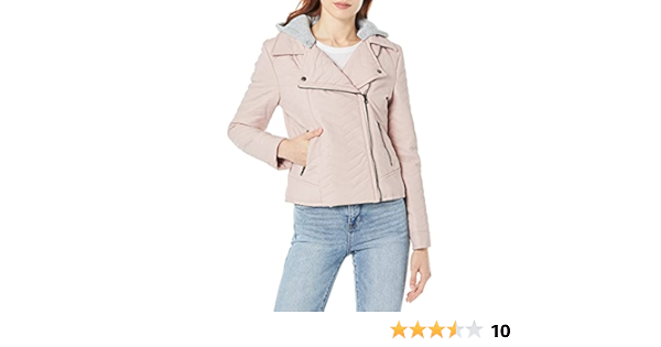 blush moto jacket