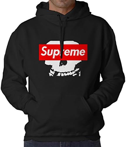 The Misfits X Supreme Black Hoodie For Unisex Adult Size L