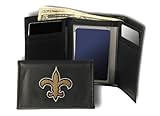 NFL Embroidered Leather Trifold Wallets