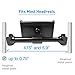 Macally Car Headrest Mount for Phone & Tablet Holder with 360° Secure Cradle for Apple iPad Mini Air iPhone Xs XS Max XR X 8 Plus, Samsung Galaxy Tab Tablets Phones, Nintendo Switch & Kindle Fire etc