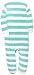 HONGLIN Infant Baby Striped Cotton Romper Autumn New White and Green Footie Sleepwear Baby Boys Long Sleeve Jumpsuit 9-12 Months ¡­