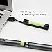 Slim PRO Active Stylus Pen for iPad,iPad Pro,iPhone,Samsung Tablet,Most of Android/iOS Devices,Adjustable Fine Point Tip,Includes PU Leather Carrying Case,USB Charger,Rechargeable Battery,BLK