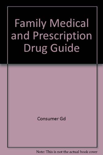 Family Medical and Prescription Drug Guide Leather Bound
