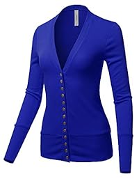 Causal de las mujeres Botón de Mangas Largas Cardigan Diario