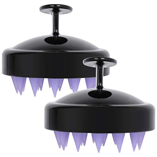 2Pack Hair Scalp Massager Shampoo Brush Wet and Dry Hair Scalp Brush