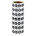 Gera Jenin Set of 7 Round Shape Retail Size Stickers Self Adhesive 2100 Labels Clothing Retail 13 mm