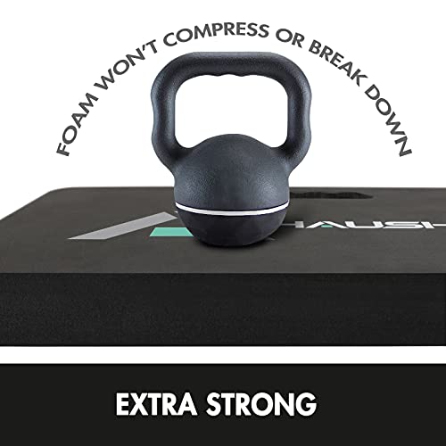 HAUSHOF Thick Kneeling Pad, Garden Kneeling Cushion for Gardening, Comfortable Memory EVA Foam Mat for Work, Planting, Yard Work, Prayer, Yoga, Mechanic, Baby Bath,17 x 11 x 1.5 Inch, Black