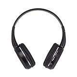 DDAUTO Universal 2 Channel Infrared Wireless Car IR Headphone Support IR Transmitter or Wire Connection (Black)