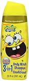 Nickelodeon Spongebob 3 In 1 Body Wash, 20 Ounce