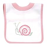 Under The Nile Pull-Over Bib, Blush Snail