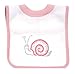 Under The Nile Pull-Over Bib, Blush Snail