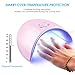 36W UV Light Nail Lamp, Portable 12 LED Nail Curing Lamp Nail Dryer, Nail Art Tools with 60s/120s Timer Setting for All Manicure Gel Nail Polish, Fingernail & Toenail Gel