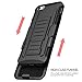 iPhone 5s Belt Case, VAKO iPhone 5 5s Shell Holster Combo case, Locking Belt Swivel Clip Kickstand Cover for iPhone 5 5s 5SE