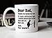 MAUAG Funny Fathers Day for Dad Coffee Mug, Dear Dad, Thanks for Being... Love, Your Favorite Best Gifts for Dad Father Cup, White 11 Oz