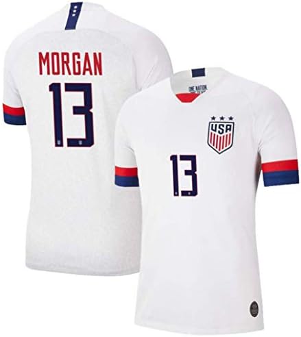 2019 Alex Morgan #13 USA National Team Men's Home/Away Soccer Jersey