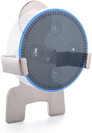 for Echo Dot Stand Adhesive Wall Mount Echo Dot 2nd Case Holder [Lovely Hug Design] Stainless