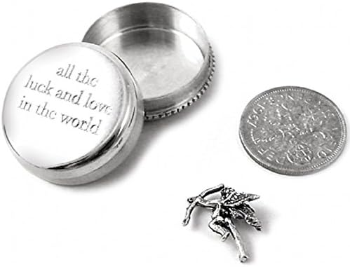All The Luck And Love In The World Silver Charm Box Christmas Xmas Holiday Present