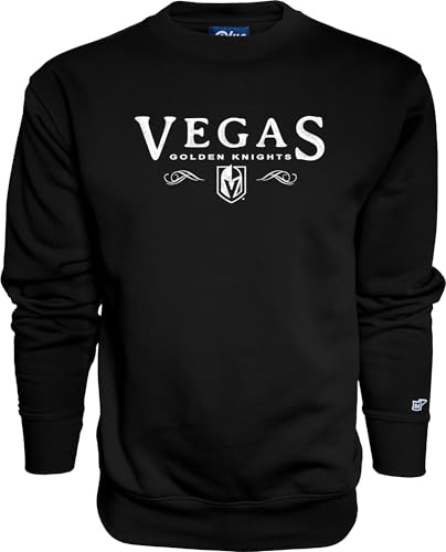 Blue 84 Vegas Golden Knights NHL Officially Licensed Crewneck Sweatshirt Embroi…