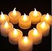 Easy Gift Ideas Flameless LED Battery Operated Tealight Candles 24 Bulk Pack of White Tealights
