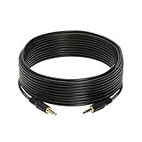 3.5mm to 3.5mm Male Audio Stereo Cable - 3ft, 6ft, 12ft, 25ft, 50ft, 100ft (25FT)