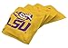 Wild Sports NCAA College LSU Tigers Yellow Authentic Cornhole Bean Bag Set (4 Pack)