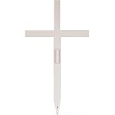 Memorial Crosses Stake for Roadside,Graves,Cemetery,Garden, Gravesite,Funeral, Temporary Grave Marker for Dad,Mom,Grandpa,Men,Women, Pets, Bulk Sympathy Bereavement Gift(Medium 22"X12")