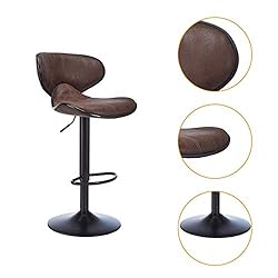 CangLong Stools Swivel Adjustable Barstool, Counter