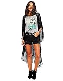 Arlyn Perez Women Dressing Gown Flowers Lace Stitching Cardigan