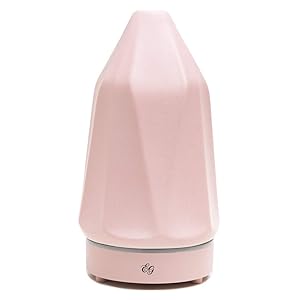 Essential Oil Diffuser (100% BPA Free - Cool Mist Aromatherapy Ceramic Ultrasonic with Adjustable Modes, Auto Shut Off & LED Light) by Edens Garden - (Use in Home Office & Bedrooms!) (Mauve)