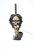 JCUNIVERSAL® - Handmade Tobacco Smoking Pipe Bob Marley Stype Smoking Skull Design