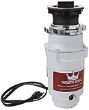 Waste King L-1001 Garbage Disposal with Power Cord, 1/2 HP - (Renewed)