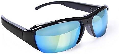 Spy camera eyeglasses Hidden Camera Loop video recorder sunglasses security Covert Camera Remote View Black